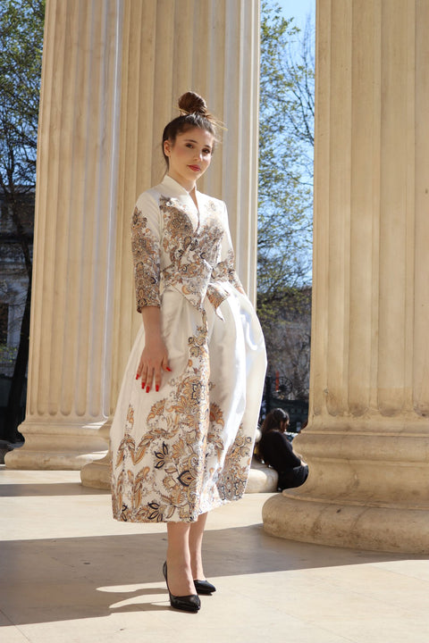Rochie Kimono alba